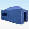 PRO-Marq 50 3m x 6m blue heavy duty instant shelter gazebo with sidewalls