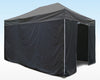 PRO-Marq 50 3m x 4.5m black heavy duty instant shelter gazebo with sidewalls