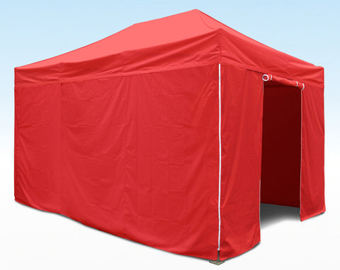 red 4.5m sidewall kit for heavy duty instant shelters gazebos