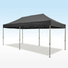 PRO-Marq 40 3m x 6m black heavy duty instant shelter gazebo with frame and top