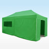 PRO-Marq 50 3m x 6m green heavy duty instant shelter gazebo with sidewalls