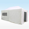 white 6m sidewall kit for heavy duty instant shelters gazebos