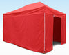 PRO-Marq 50 3m x 4.5m red heavy duty instant shelter gazebo with sidewalls